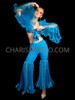 Blue Lady Abba Disco 70S-Themed Halloween Party Pants & Top