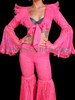 Pink Lady Abba Disco 70S-Themed  Pants and Top
