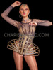 Showtime Splendor Gold Waist Cage Corset Skirt