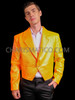 Orange Glittery Dance Men's Tuxedo Suit