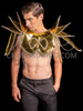 Golden Gladiator Vinyl Shoulder Armor Epaulet
