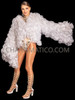 Snow Queen Organza Extravaganza Ruffle Drag Queen Jacket