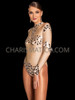 Mirror Magic Nude Full-Sleeve Leotard