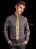 Classic Rich Gold Sequin Cabaret Necktie 