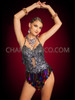 Spectacle Multi-color Teardrop Sequin Showgirl Leotard 