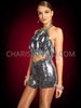 Ultimate Festival Silver Teardrop Top & Sequin Shorts