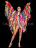 Radiant Pride Flame Organza Showstopper Jacket