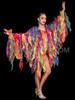 Radiant Pride Flame Organza Showstopper Jacket