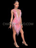 Pink Cher-Inspired 'Take Me Home' Beaded Fringe Dress