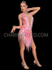 Pink Cher-Inspired 'Take Me Home' Beaded Fringe Dress