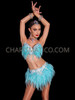 Burlesque Blue Angel Feather Bra and Skirt