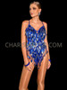 Royal Blue Taylor-Inspired Era Festival G-String Leotard