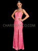 Pink Barbie Dream Sequin Long Pageant Gown