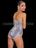 Silver Sweetheart Playboy Sequin Bodysuit
