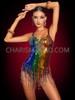 Radiant Pride LGBTQ Rainbow Sequin Shapewear Leotard