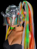 Multi-Color Cyberpunk DJ Futuristic LED Helmet Headdress