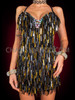 Rhythm Reverie Rectangular Sequin Salsa Dress