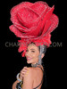 Red Rose Valentine Large Floral Headdress