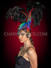 LGBTQ Rainbow Stripe Pride Feather Headdress