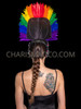 Rainbow Pride Festival LGBT Feather Headdress