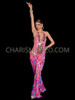 Super Pink Groovy 60s Sequin Dance Jumpsuit