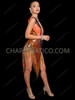 Orange Frame Cher-Inspired 'Take Me Home' Beaded Dress
