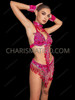Professional Samba Carnival Hot Pink Crystal Bra & thong Set