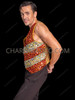 Cabaret Stage Crystal Dance Sequins Male Vest 