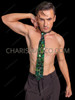 Peacock Green Rave Mirror Disco Ball Necktie