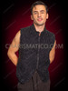 Black Glamour 3D Sequin Cabaret Men's Stage Vest