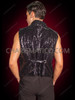 Black Glamour 3D Sequin Cabaret Men's Stage Vest