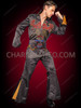 Black Stone Eagle Thunderbird Elvis Presley Jumpsuit
