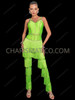 Latin Heat 'Dance With The Stars' Fringe Dance Pants Jumpsuit