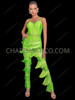 Latin Heat 'Dance With The Stars' Fringe Dance Pants Jumpsuit