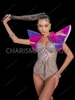 Iridescent Purple Spiked Vinyl Festival Bolero Shrug