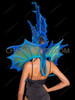 Blue Mystical Mermaid Headdress & Winged Backpack