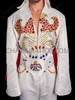 White Eagle Rhinestone Elvis-Inspired Jumpsuit 
