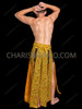 Pharaoh’s Gold Bejeweled Panel Men Belt Skirt 