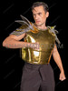 Majestic Gold Gladiator Spiked Shoulder Armor