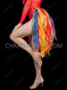 Rainbow Pride LGBT Flame Organza Bustle Skirt