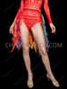 Rainbow Pride LGBT Flame Organza Bustle Skirt