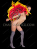 Phoenix Red Yellow Flame Feather Arm Wings Cuffs