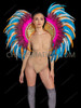 Brazilian Carnival Fantasy Feather Backpack CLEARANCE