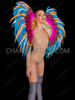 Brazilian Carnival Fantasy Feather Backpack CLEARANCE