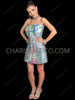Iridescent Hologram Space Diva Clubwear Dress