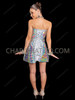 Iridescent Hologram Space Diva Clubwear Dress