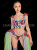 LED Light Up Futuristic Rave Top and Skirt Costume