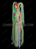 LED Light Up Futuristic Rave Top Costume Headdress Set