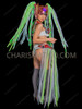 LED Light Up Futuristic Rave Top Costume Headdress Set