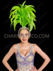 Tropical Samba Queen Feather Carnival Towering Headdress